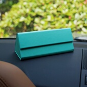 新款 近视太阳镜收纳盒子 眼镜盒三角形可折叠男女学生便携简约个性