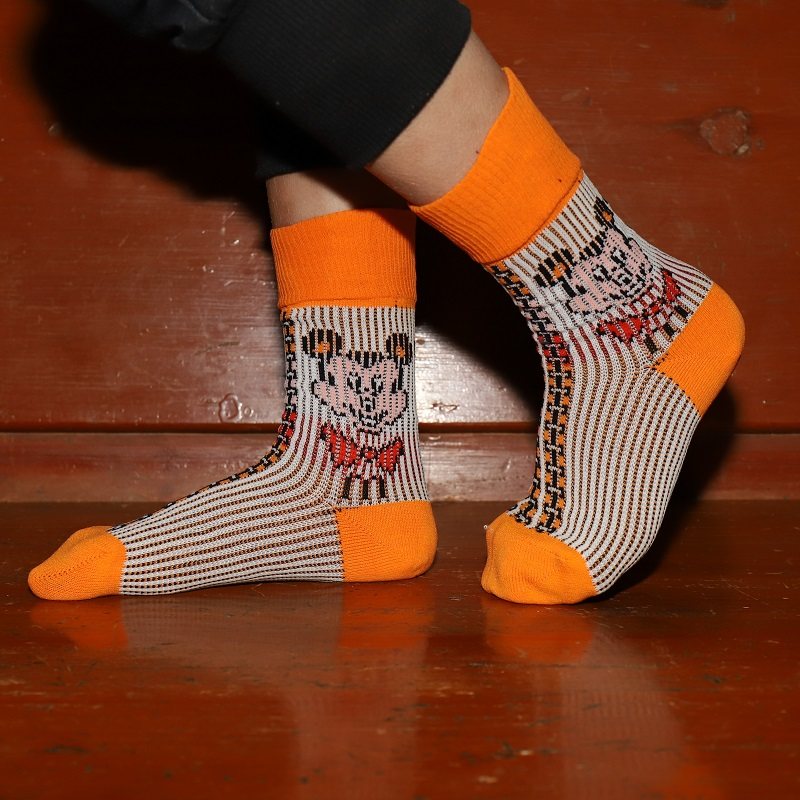 90年代复古中筒老款尼龙袜吸汗街头潮流学院风长袜袜子80后回忆