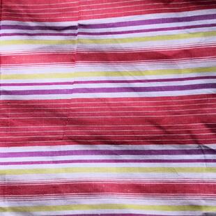 七八十年代库存加厚纯棉色织条纹床单布幅宽110厘米一米的价格