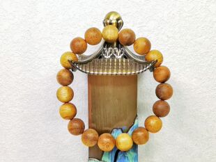 泰国 老料沉香 手串 圆珠 天然野 花蜜草木 清香凉感 供佛 佩戴