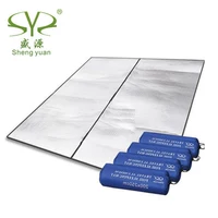 Tấm đệm chống ẩm ngoài trời Shengyuan 2 * 2,5m Tấm nhôm chống ẩm Tấm lót sàn chống ẩm Thảm ngủ 0,42kg - Thảm chống ẩm / Mat / Gối tấm xốp lót sàn