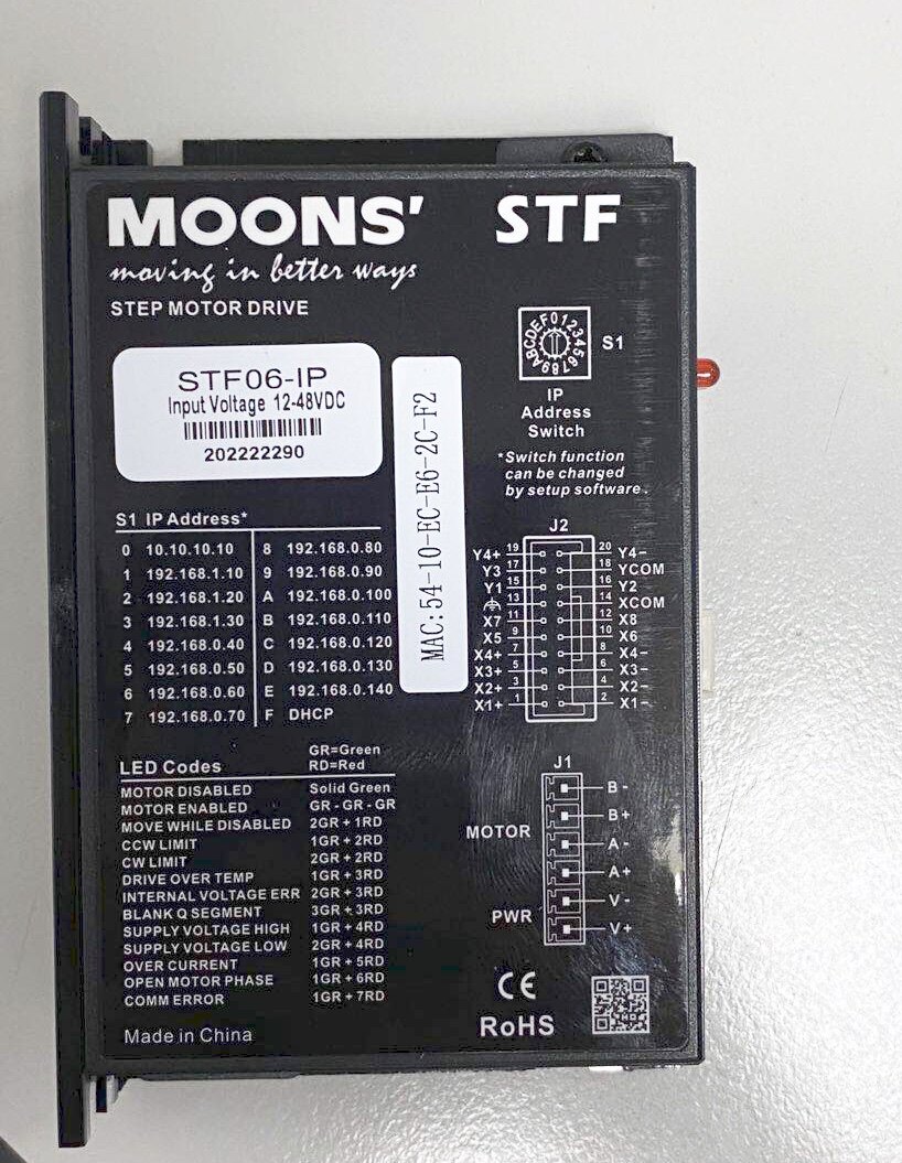 鸣志MOONS原装正品ethercat总线