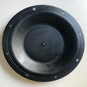 QBY K80 100气动隔膜泵膜片丁青橡胶膜片配白膜F46外径450MM耐腐