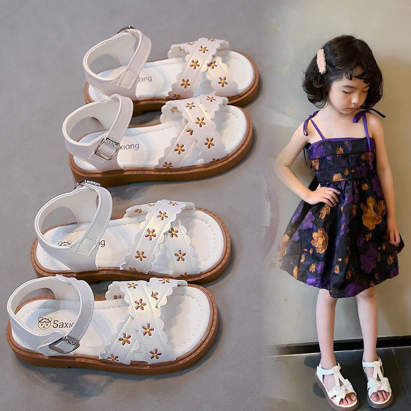 女童凉鞋2026新款防滑儿童凉鞋女网红小童凉鞋幼儿园公主风洋气风