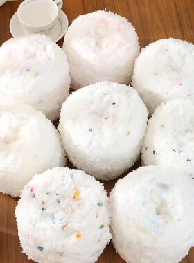 彩虹糖毛线 手工diy编织围巾珊瑚绒球球手混线彩点豆豆线