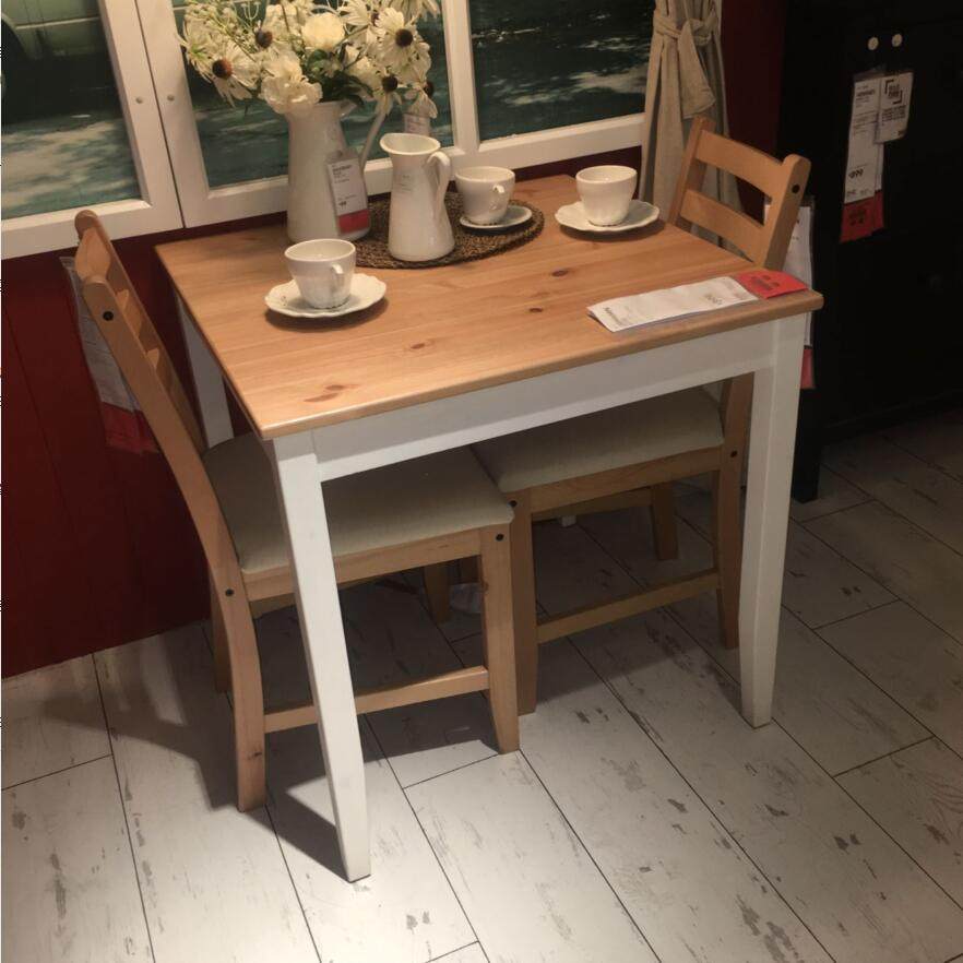 国内代购宜家拉罕姆桌子实木松木餐桌简约餐桌客厅桌子方桌办公桌