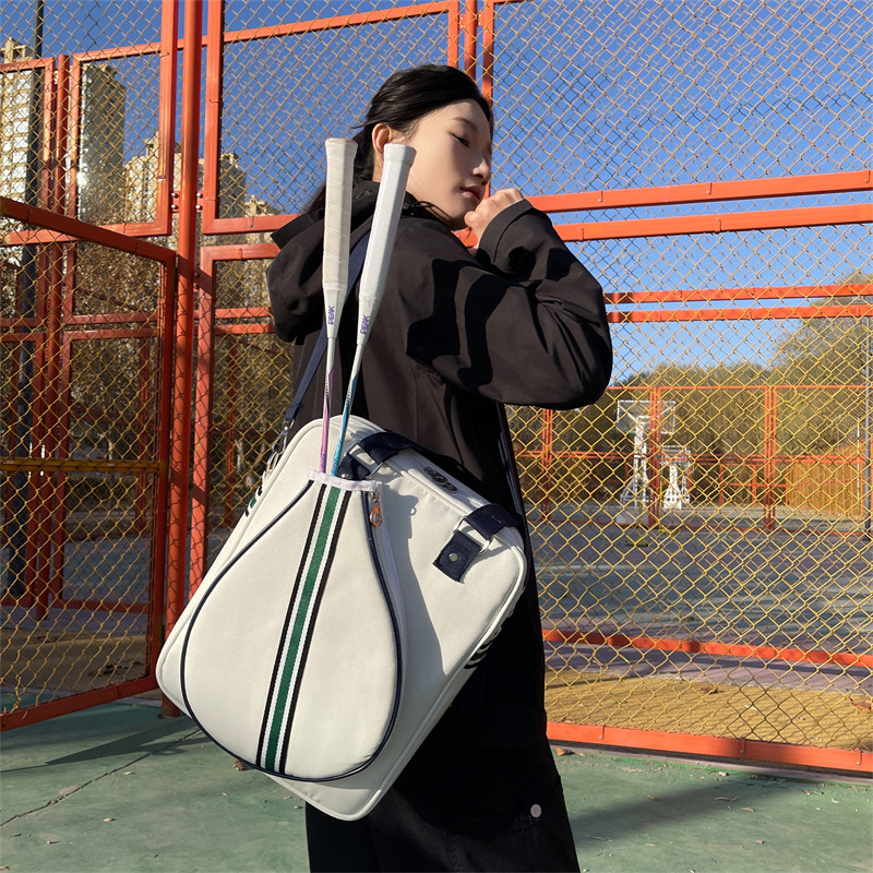 防水新款专业羽毛球拍包单肩手提时尚韩版大容量2支装便携球拍袋