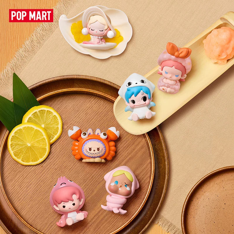 泡泡萌粒POP MART泡泡玛特快乐开涮系列公仔盲盒玩具礼物正版摆件