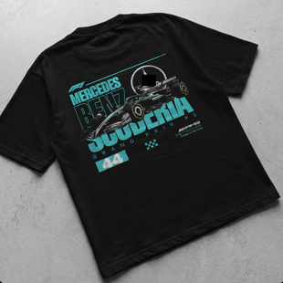 2026F1方程式 T恤衫 男女半袖 休闲日常 赛车赛梅奔AMG车队BEN7短袖