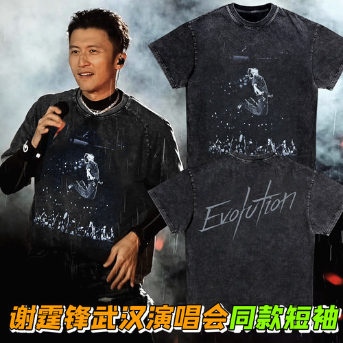 锋味谢霆锋深圳武汉2.0版本西安北京演唱会卫衣短袖t恤Evolution