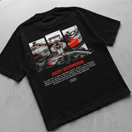 奥迪RevolutF1车队霍肯伯格同款赛车服短袖2026新款车迷半截袖T恤