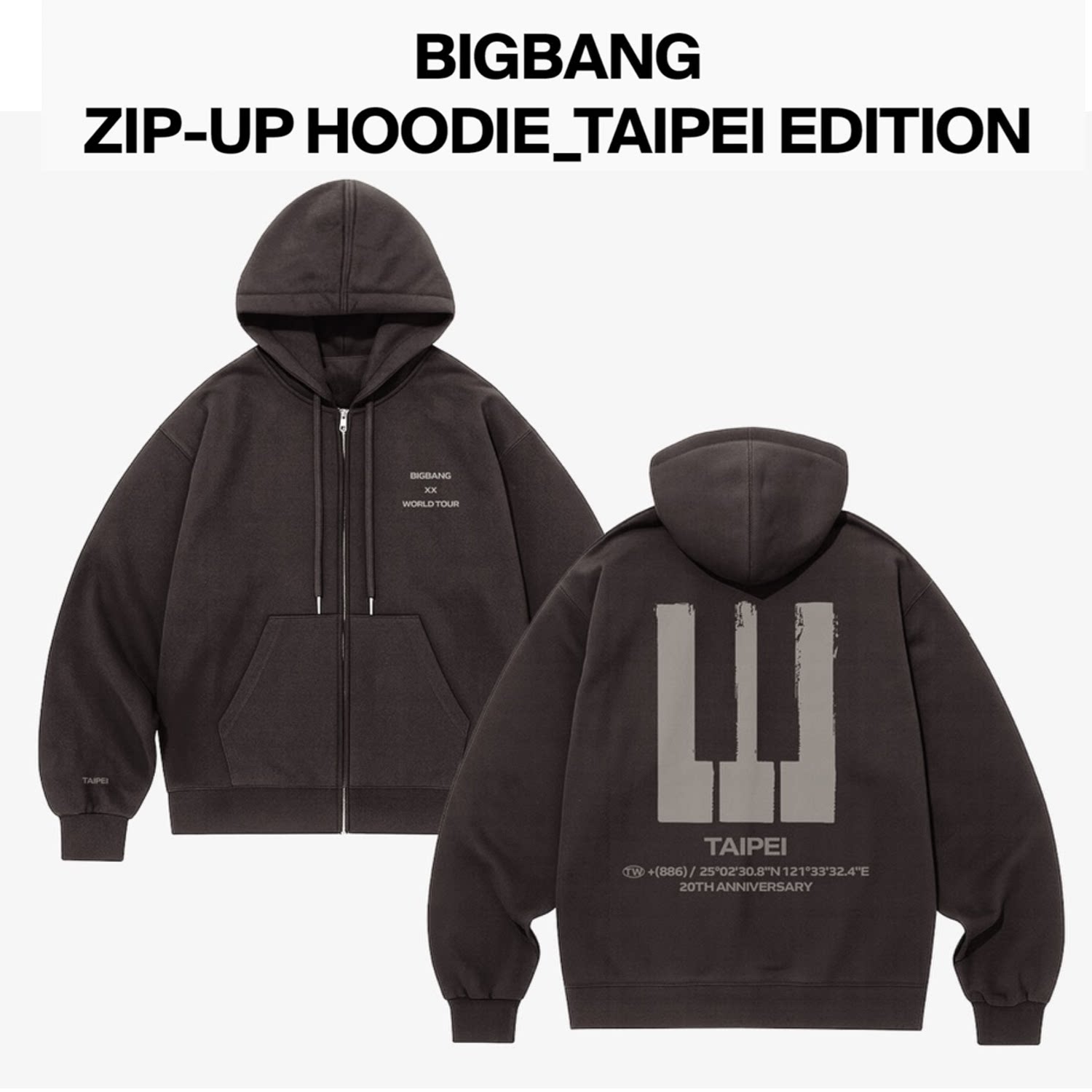 DG权志龙Bigbang全球巡演台北新加坡应援服钢琴键短袖T恤卫衣同款