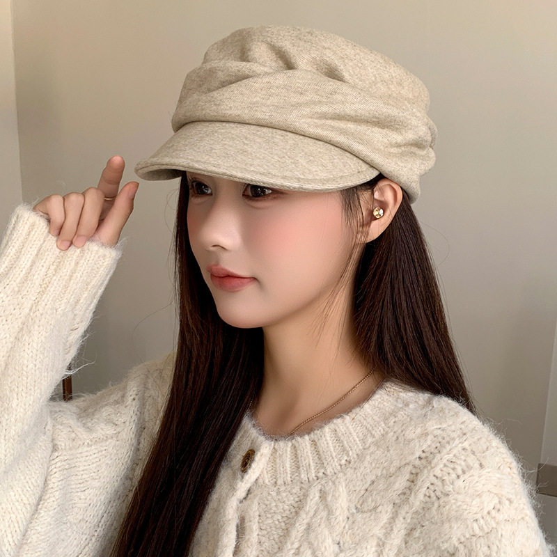 2026款巨好看的帽子秋冬平顶贝雷帽复古八角帽女韩版显脸小马术帽,服饰配件/皮带/帽子/围巾,帽子,淘宝优惠券,粉丝福利购,淘宝优惠卷