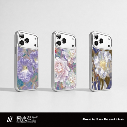 LIL原创花卉适用苹果华为小米巨好看小众手机壳iPhone18promax新品17玻璃15ins16韩简约超好看独特硅胶防摔