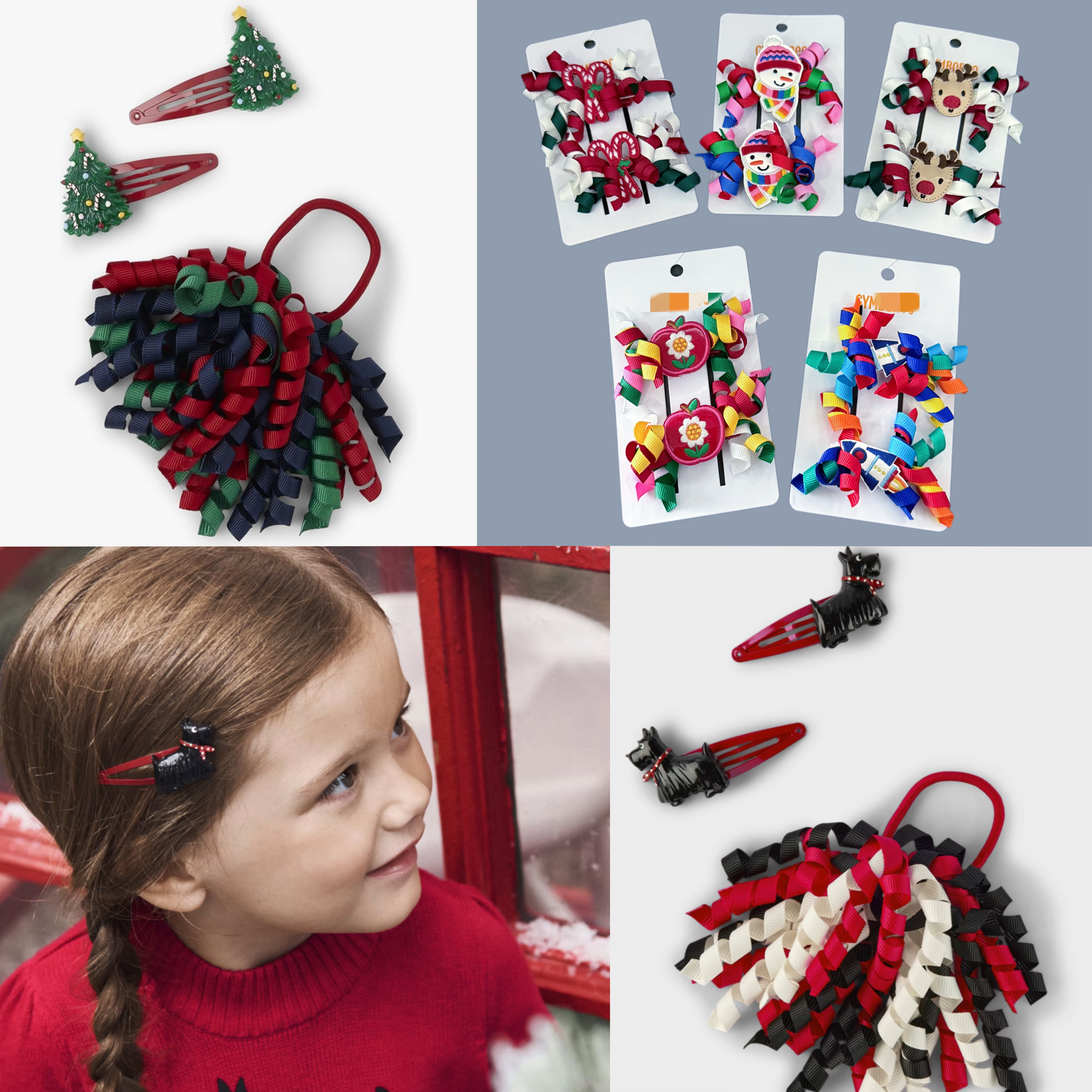 美国金家圣诞可爱女孩卷卷发夹甜美发饰发卡雪人麋鹿儿童新年头饰,童装/婴儿装/亲子装,发饰,淘宝优惠券,粉丝福利购,淘宝优惠卷