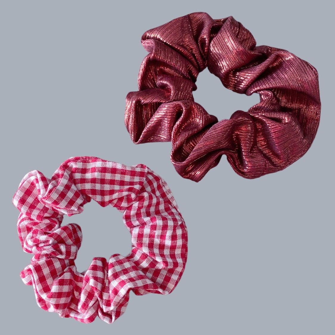 红色皮筋外贸欧美女孩头饰发圈淑女风不伤发发绳发圈绑头发儿童