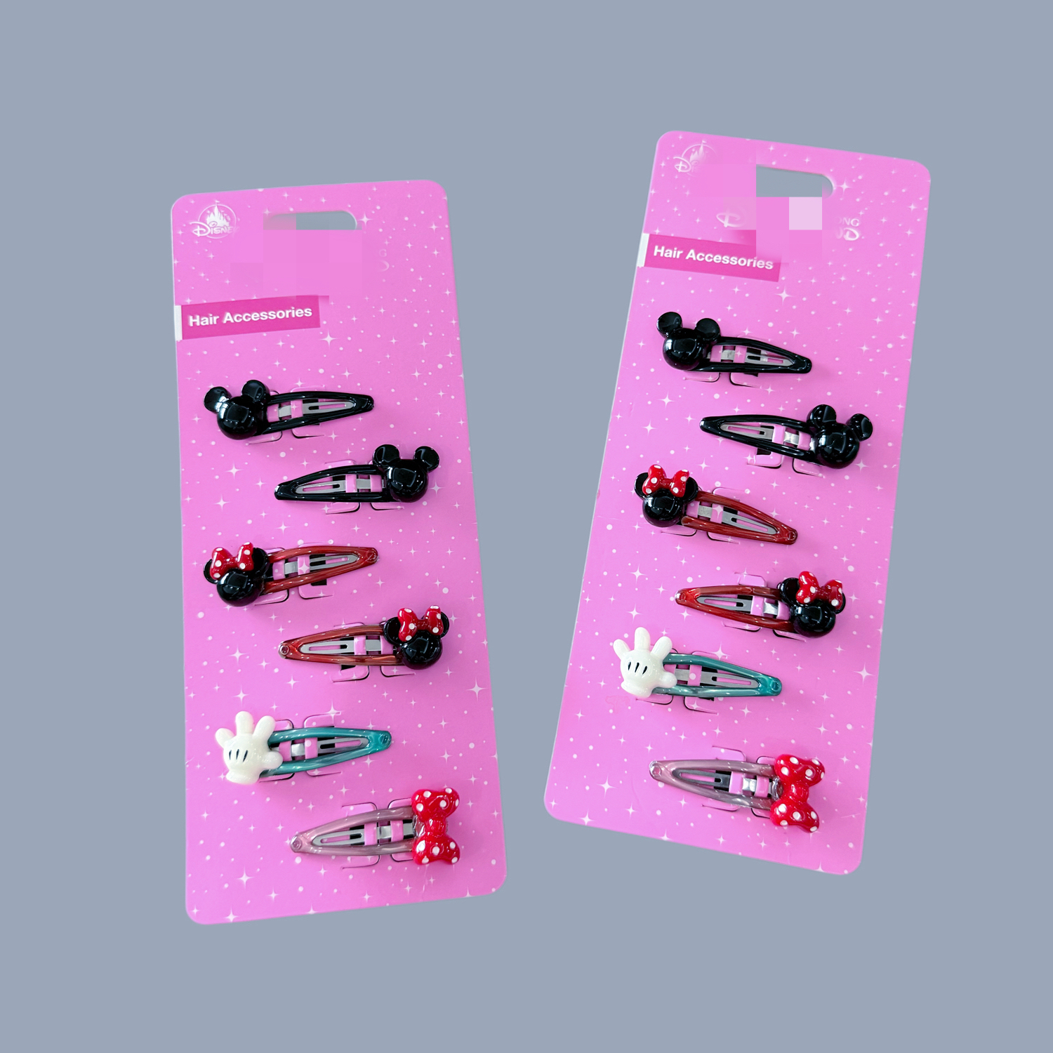 乐园家可爱发夹官网110港币米奇米妮头饰发饰边夹刘海夹头夹卡通