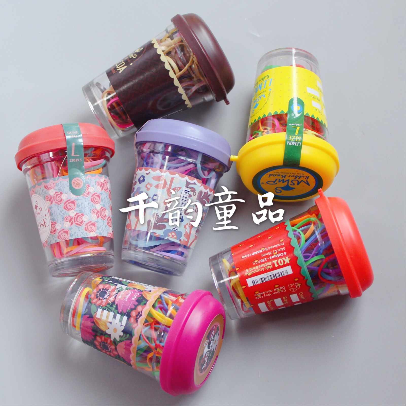 儿童一次性宝宝韩国多彩皮筋