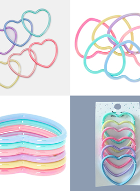 官网17.99美金彩色爱心手镯饰品女孩儿童礼物可爱女童女孩欧美Ins