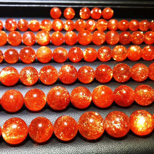 手链散珠金太阳日光石吊坠金草莓