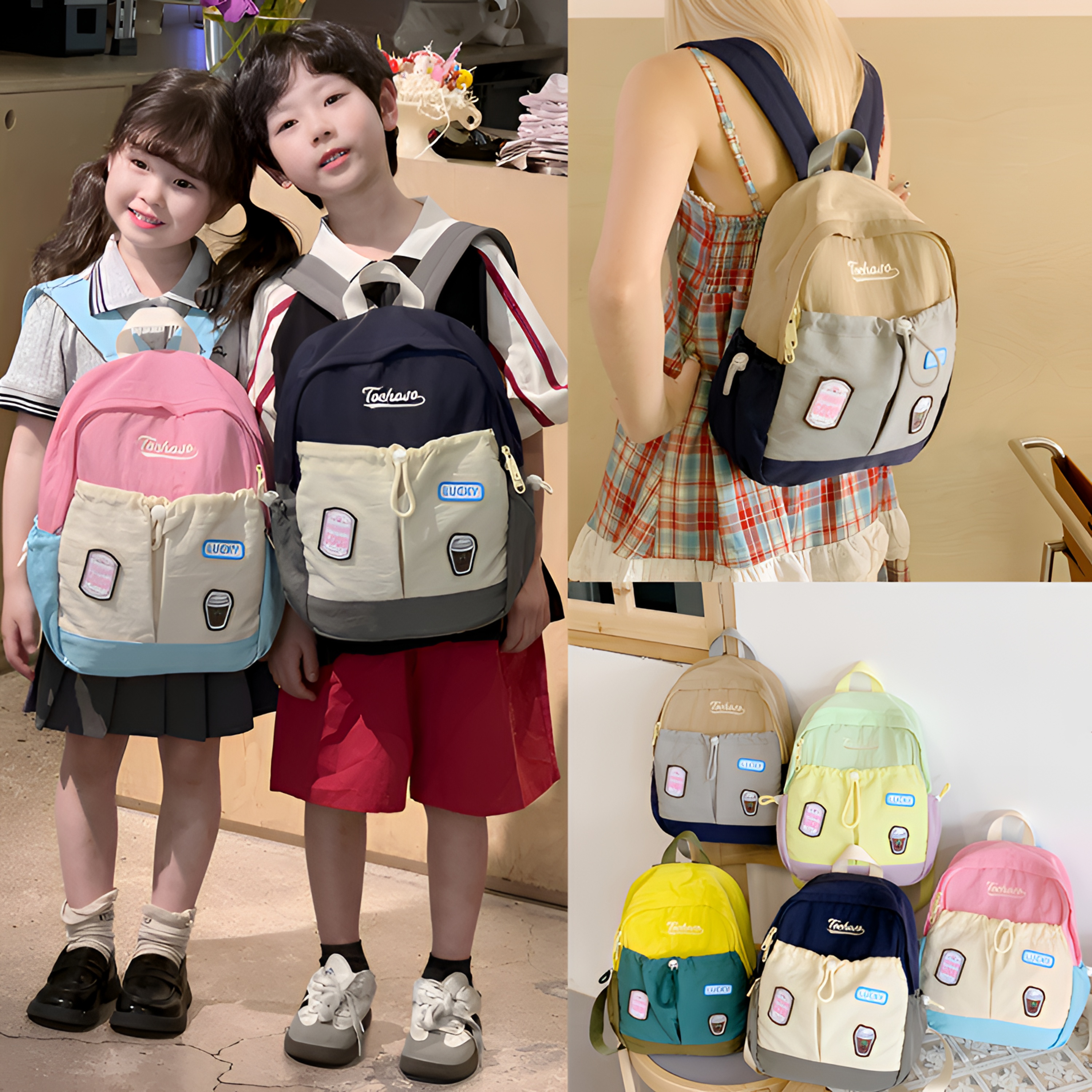 小学生日礼物幼儿园书包女孩中大班男儿童旅行双肩包可爱宝宝背包