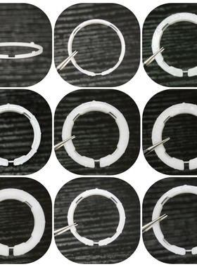 适用于8200 8205 2813手表机芯固定机圈固机塑料圈