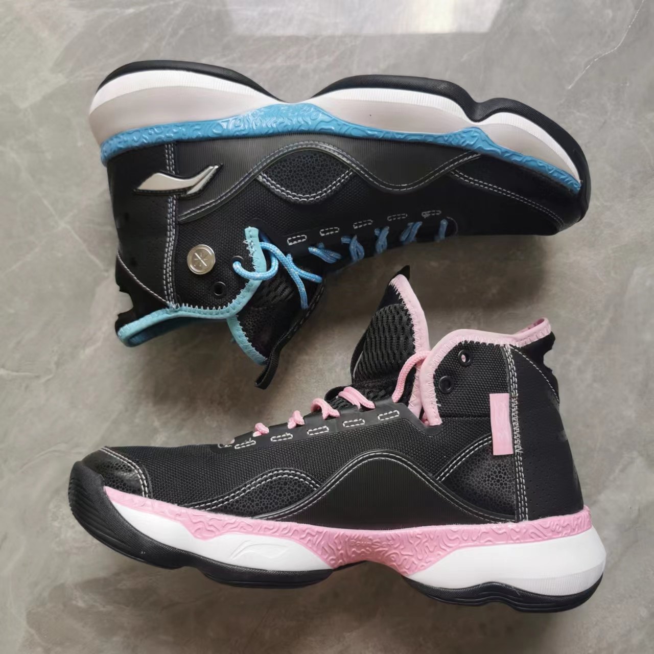 李宁wow韦德之道 影2 shadow 高帮鸳鸯男子篮球比赛鞋abpr005