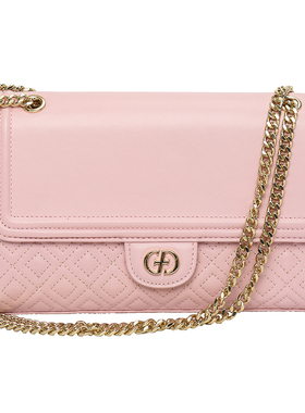 FLUFFY NEWYORK女包秋冬新款斜挎包单肩手提链条时尚牛皮小方包