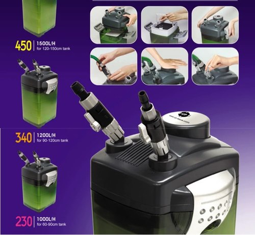 台湾雅柏水族箱缸生化鱼缸过滤器