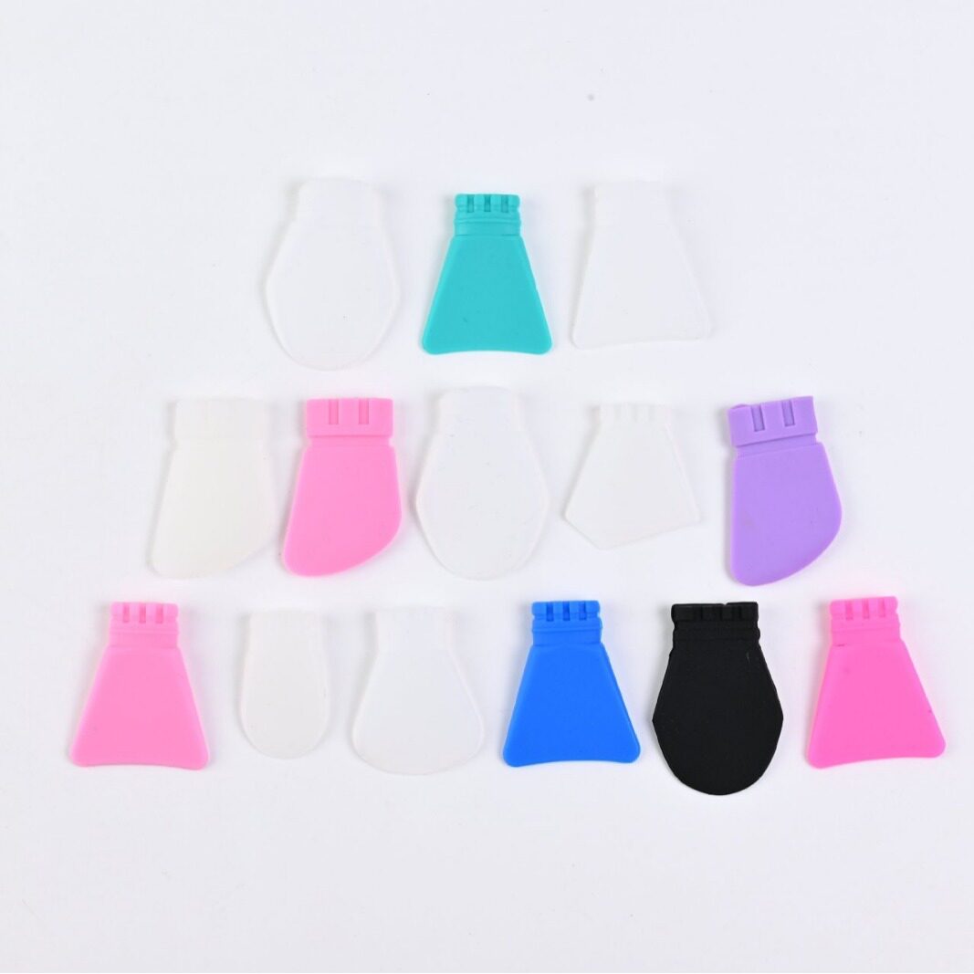 硅胶面膜刷头 多色水洗软头美容刷子面膜泥工具刷