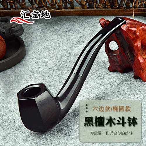 Старомодная курительная трубка ручной работы из сандалового дерева, мужской мундштук, аксессуары