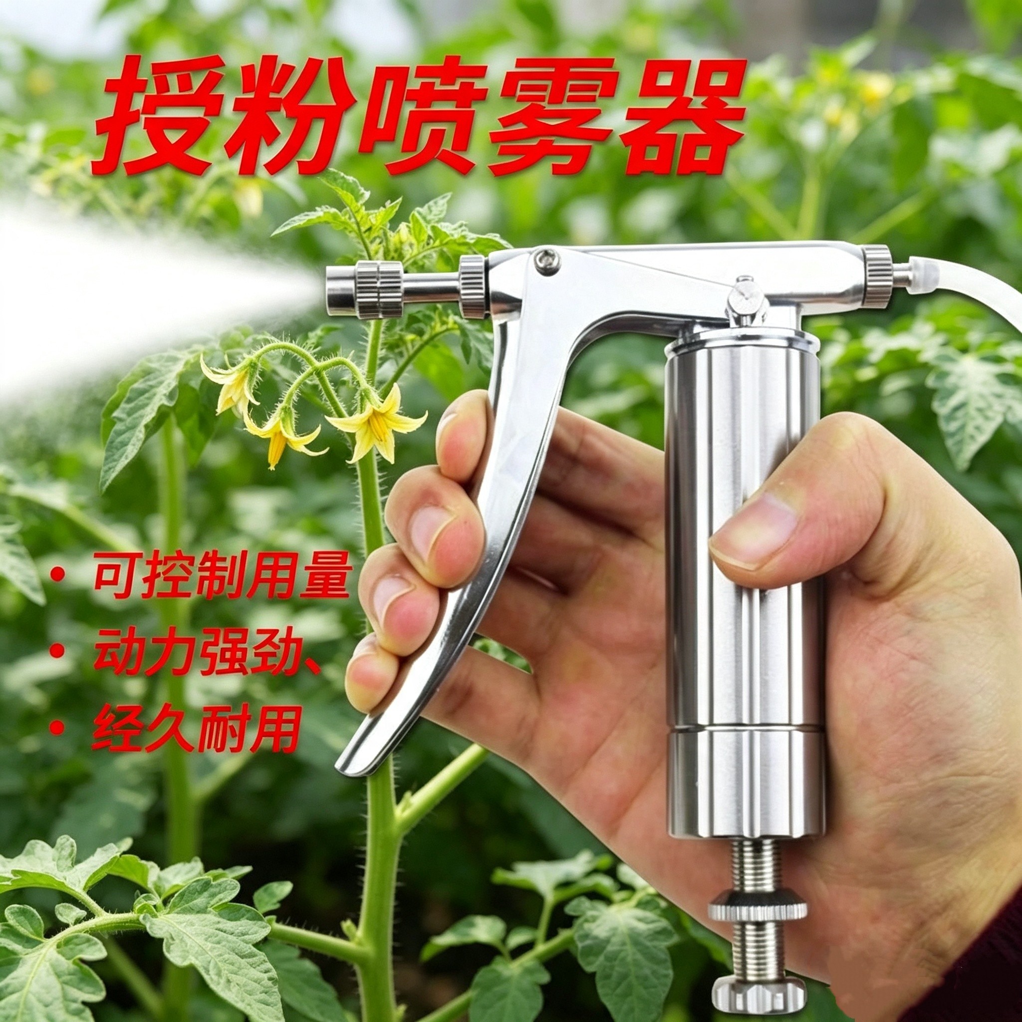 番茄喷花器授粉器点花器神器黄瓜西红柿喷雾器西瓜樱桃花喷花神器
