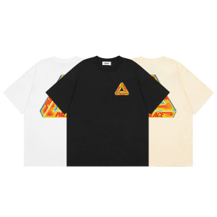 PALACE 25FW溶解几何图案三角形LOGO新款情侣青少年同款夏季短袖