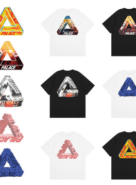 PALACE王一博同款3D幻影金属陈冠希男潮牌情侣同款女短袖T恤衫BF