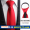 LI-58 Dark Pattern Red Zipper Tie 7.5cm