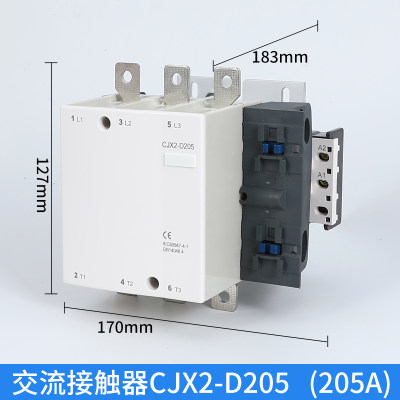 加厚银点交流接触器CJX2D205M7C CJX2D205Q7C 24V 110V 220V 380V