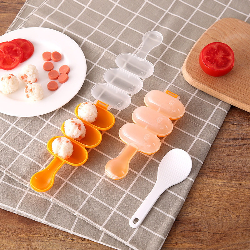 抖音饭团模具宝宝diy做饭日本儿童做饭磨具套装卡通摇饭团神器