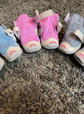 新款现货DJJ旗下狗鞋泰迪小型犬春秋布面透气软底fokwow泰迪狗鞋