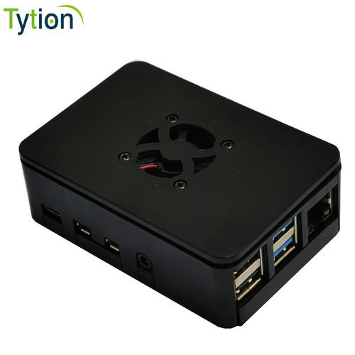 树莓派4B 4代ABS注塑外壳可安装风扇Raspberry Pi 4 机壳机箱盒子