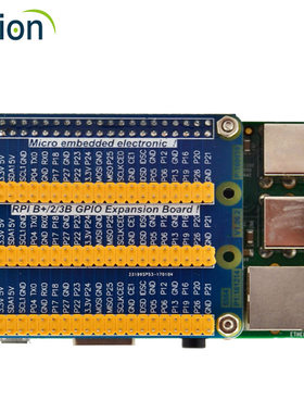 树莓派4代B型 3B+新款Raspberry pi GPIO板载多功能扩展板 送螺丝