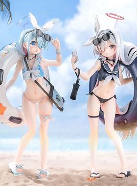 蔚蓝碧蓝档案【日版】阿罗娜黑色 蓝色 诺亚兔可爱手办礼物Asai