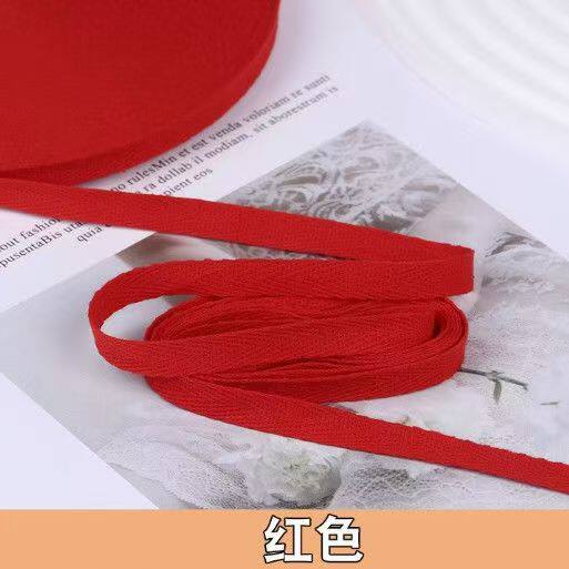 1厘米红色人字纹织带手工辅料