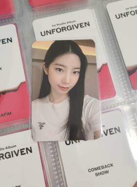 现货包邮中村一叶小卡 白衣叶kazuha poca LESSERAFIM unforgiven