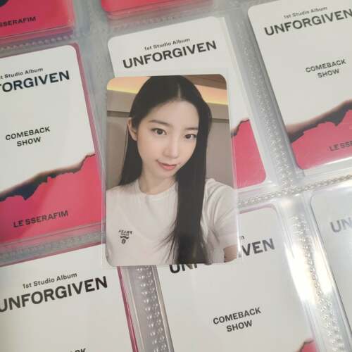现货包邮中村一叶小卡 白衣叶kazuha poca LESSERAFIM unforgiven