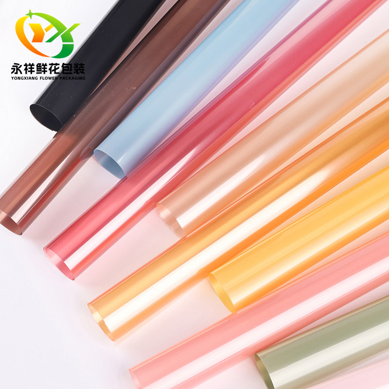 防水鲜花包装纸幻彩水晶纸