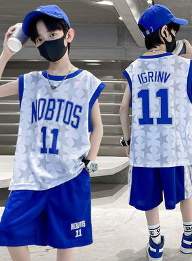 男童夏季篮球服儿童套装11号