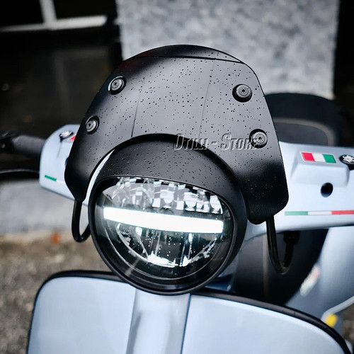 适用于vespa gts300改装铝合金风挡 mini挡风板 竞技风挡 小号