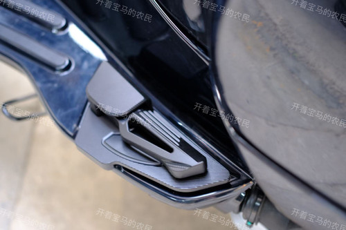 适用于vespa lx125 s125改装后乘客脚踏 弹射脚踏 后脚踏板