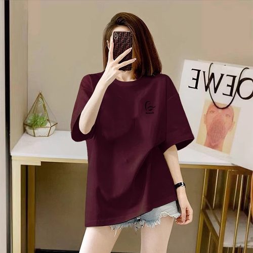 胖妹妹宽松显瘦通勤简约inst恤