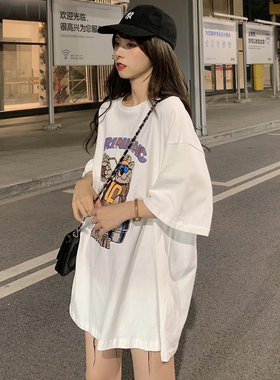 特大码女装胖mm240斤短袖2026年新款宽松显瘦300斤中长款t恤女潮